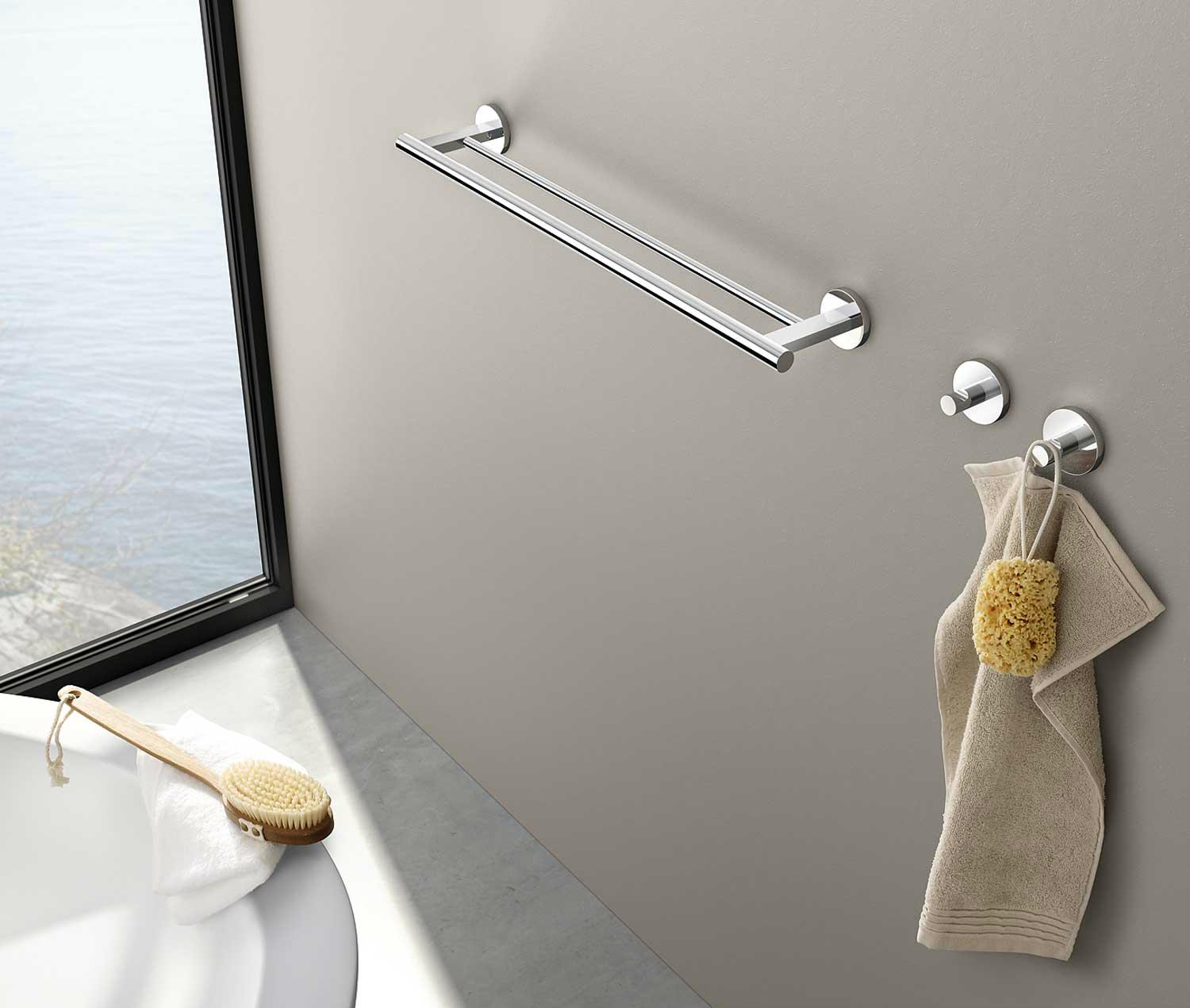 Zack Badaccessoires aus Edelstahl