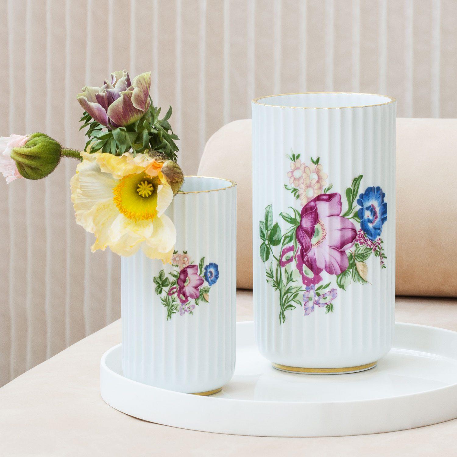 Lyngby Vasen aus Porzellan